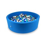 Ballenbak XXL - 700 ballen - 130 x 40 cm - ballenbad - rond blauw