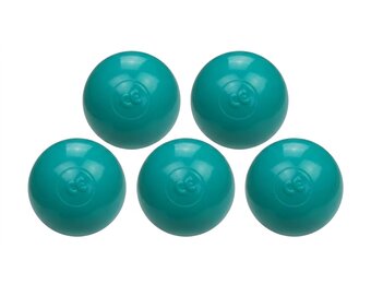 Ballenbak ballen turqoise (70mm) 500 stuks