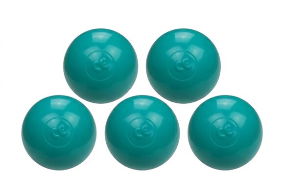 Ballenbak ballen turqoise (70mm) 500 stuks