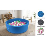 Ballenbak XXL - 700 ballen - 130 x 40 cm - ballenbad - rond blauw