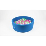 Ballenbak XXL - 700 ballen - 130 x 40 cm - ballenbad - rond blauw