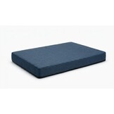Hondenkussen - maat L - 60x80x8cm - wasbaar - marineblauw