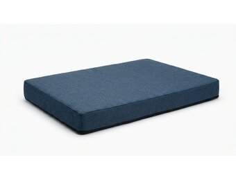 Hondenkussen - maat L - 60x80x8cm - wasbaar - marineblauw