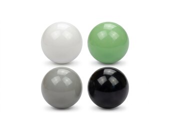 Ballenbak ballen 500 stuks 7cm, wit, lichtgroen, grijs, zwart