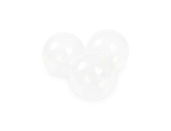 Ballenbak ballen transparant (70mm) 100 stuks