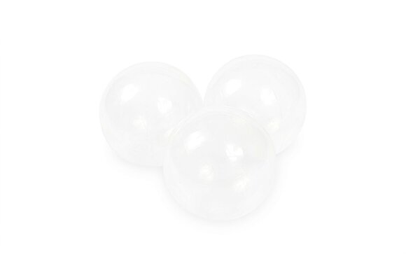 Ballenbak ballen transparant (70mm) 100 stuks