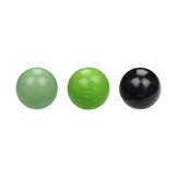 Ballenbak ballen 500 stuks 7cm, lichtgroen, groen, zwart