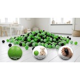 Ballenbak ballen 500 stuks 7cm, lichtgroen, groen, zwart
