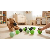 Ballenbak ballen 500 stuks 7cm, lichtgroen, groen, zwart