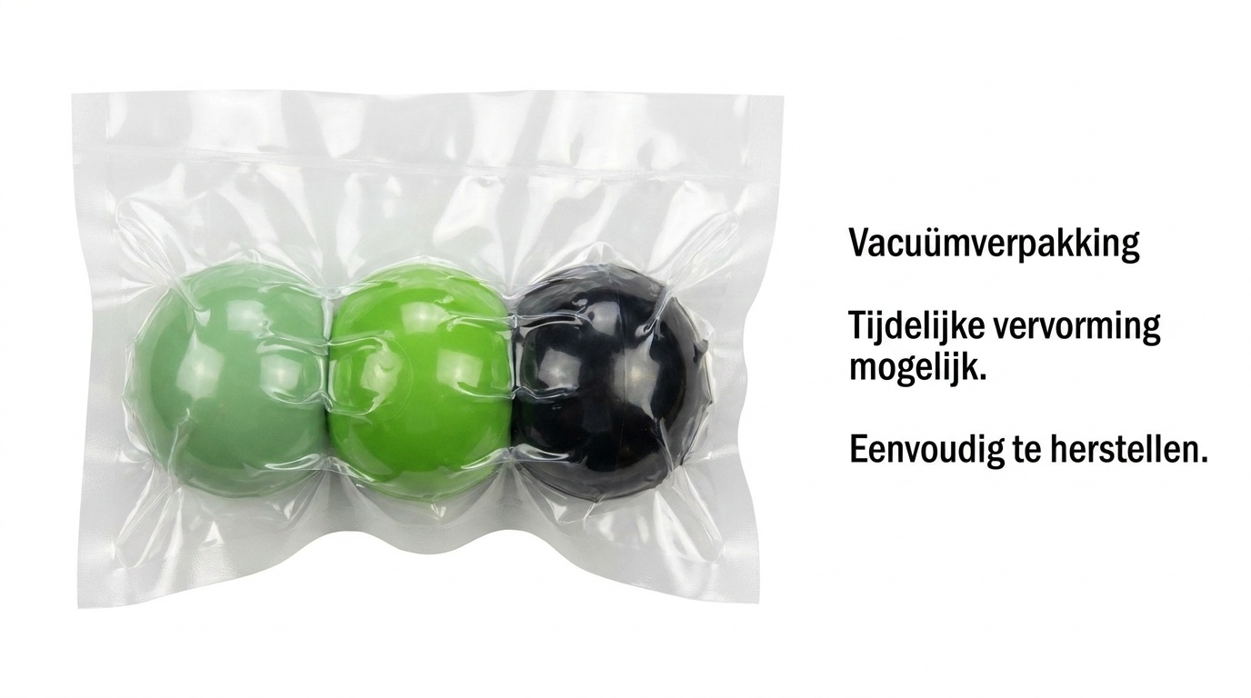 Ballenbak ballen 500 stuks 7cm, lichtgroen, groen, zwart