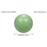 Ballenbak ballen 300 stuks 7cm, lichtgroen, groen, zwart