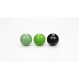 Ballenbak ballen 300 stuks 7cm, lichtgroen, groen, zwart