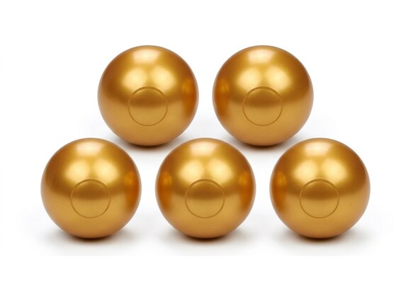 Ballenbak ballen goud (70mm) 300 stuks