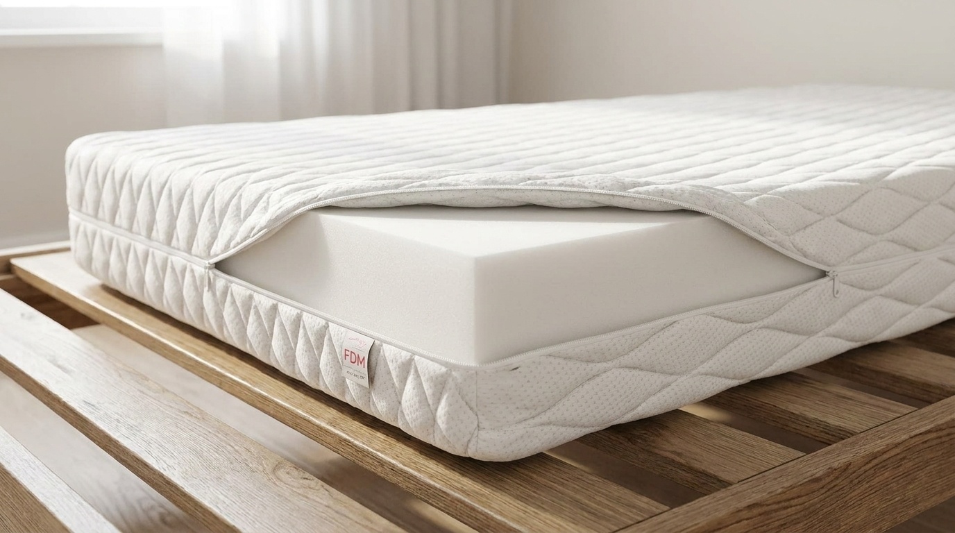 Koudschuim matras 160x200 H3 Wit Polyurethaan