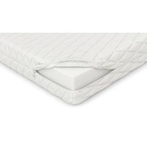 Matras met gewatteerde hoes 160x200 cm Wit Koudschuim H3