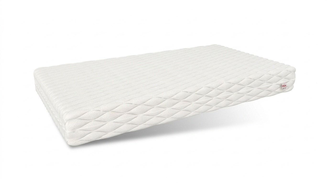Matras met gewatteerde hoes 160x200 cm Wit Koudschuim H3