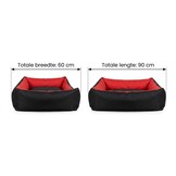XXL Hondenbed van kunststof - hondenkussen hondensofa kattenbed hondenkorf - waterdicht 90 X 60