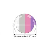 Ballenbak ballen 1000 stuks 7cm, wit, roze, grijs, paars