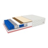 Matras 22cm H4 H3 - 140x200 pocketvering wit latex