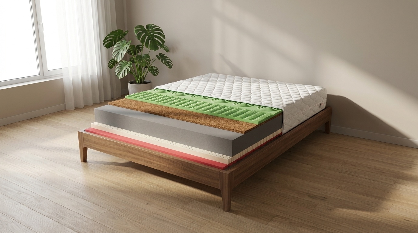 Schuim matras H3 + H4 140x200cm dikte 22cm 7 zones GEHEUGEN