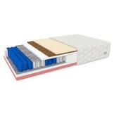 Pocketvering matras 7 zones 140x200 - Wit - 22cm dik