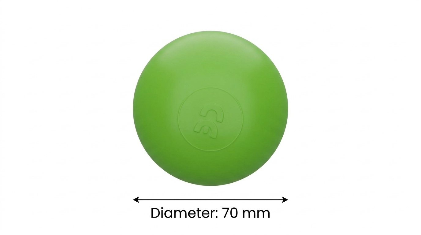 Ballenbak ballen groen (70mm) 1000 stuks