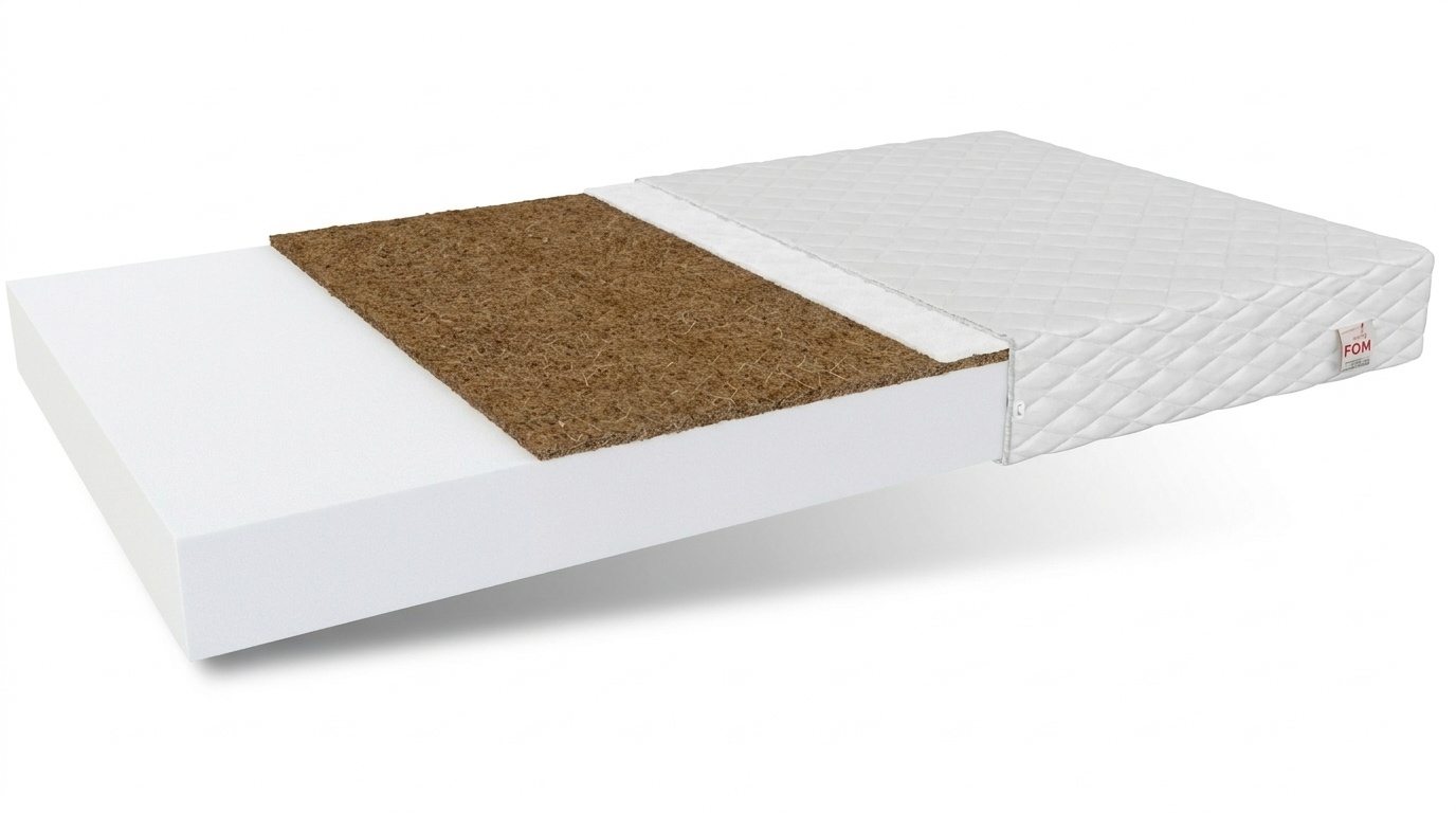 Kinder matras schuim - 80x180cm -met kokoslaag