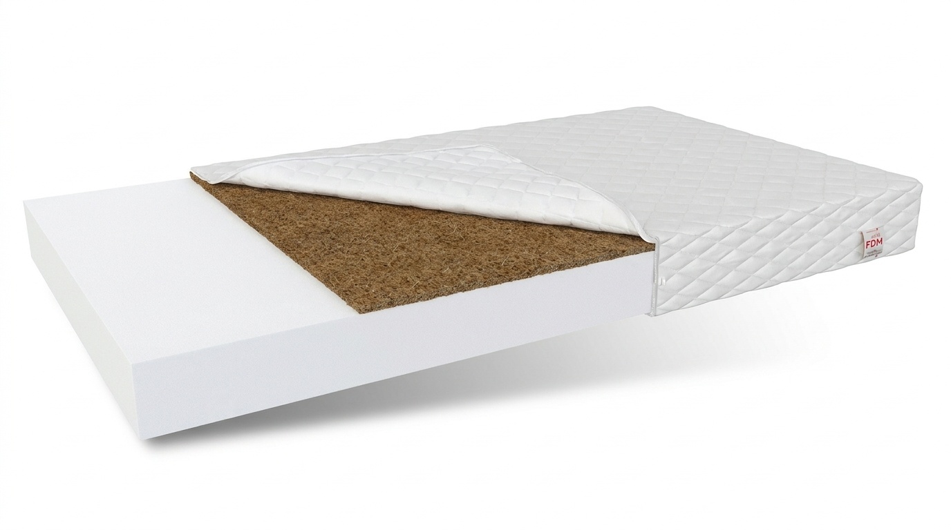 Kinder matras schuim - 80x180cm -met kokoslaag