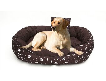 XXL Hondenbed van kunstleer - hondenkussen hondensofa kattenbed hondenkorf - waterdicht 110 X 80 cm