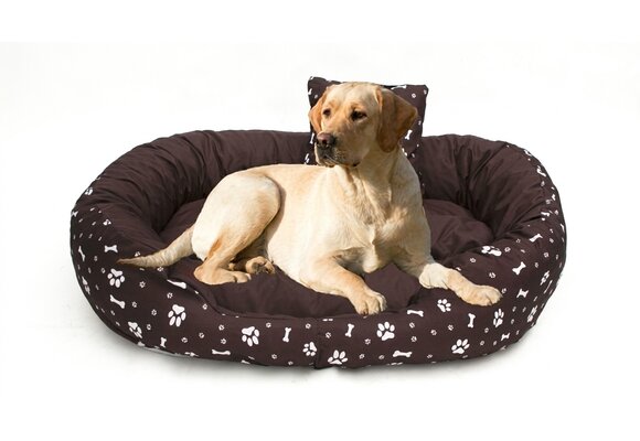 XXL Hondenbed van kunstleer - hondenkussen hondensofa kattenbed hondenkorf - waterdicht 110 X 80 cm