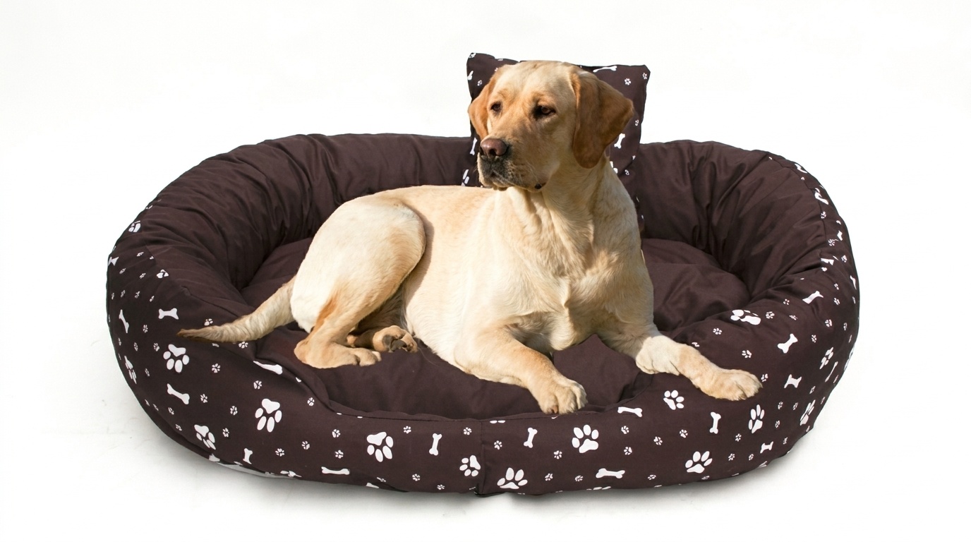 XXL Hondenbed van kunstleer - hondenkussen hondensofa kattenbed hondenkorf - waterdicht 110 X 80 cm