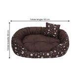 XXL Hondenbed van kunstleer - hondenkussen hondensofa kattenbed hondenkorf - waterdicht 110 X 80 cm
