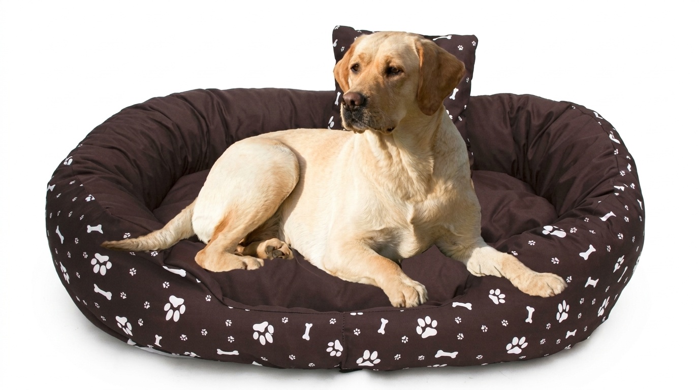 XXL Hondenbed van kunstleer - hondenkussen hondensofa kattenbed hondenkorf - waterdicht 110 X 80 cm