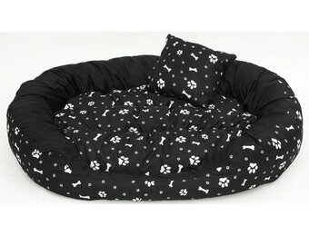 XXL Hondenbed van kunstleer - hondenkussen hondensofa kattenbed hondenkorf - waterdicht 110 X 80 cm