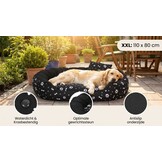 XXL Hondenbed van kunstleer - hondenkussen hondensofa kattenbed hondenkorf - waterdicht 110 X 80 cm