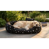 XXL Hondenbed van kunstleer - hondenkussen hondensofa kattenbed hondenkorf - waterdicht 110 X 80 cm