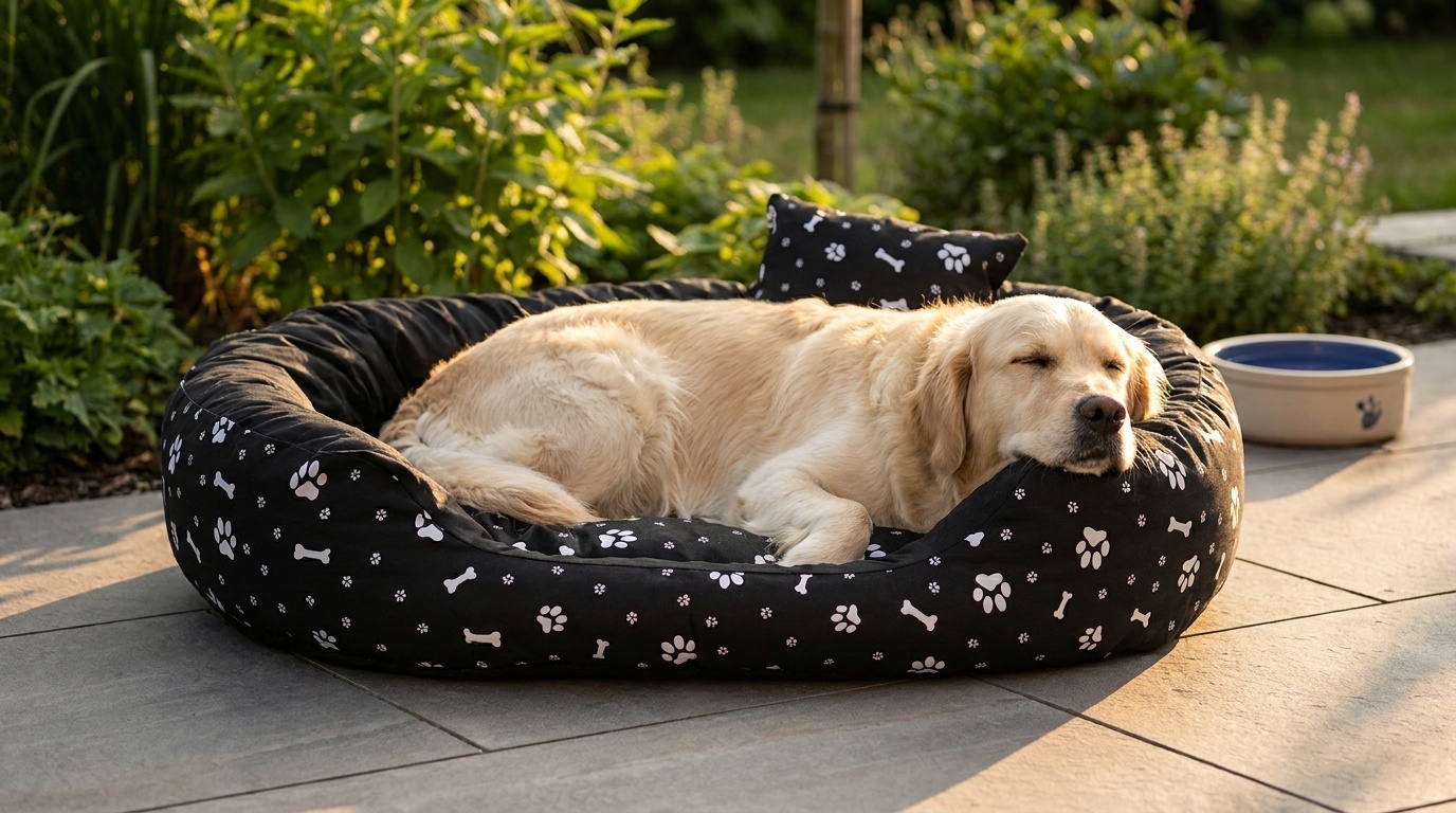 XXL Hondenbed van kunstleer - hondenkussen hondensofa kattenbed hondenkorf - waterdicht 110 X 80 cm