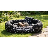 XXL Hondenbed van kunstleer - hondenkussen hondensofa kattenbed hondenkorf - waterdicht 110 X 80 cm