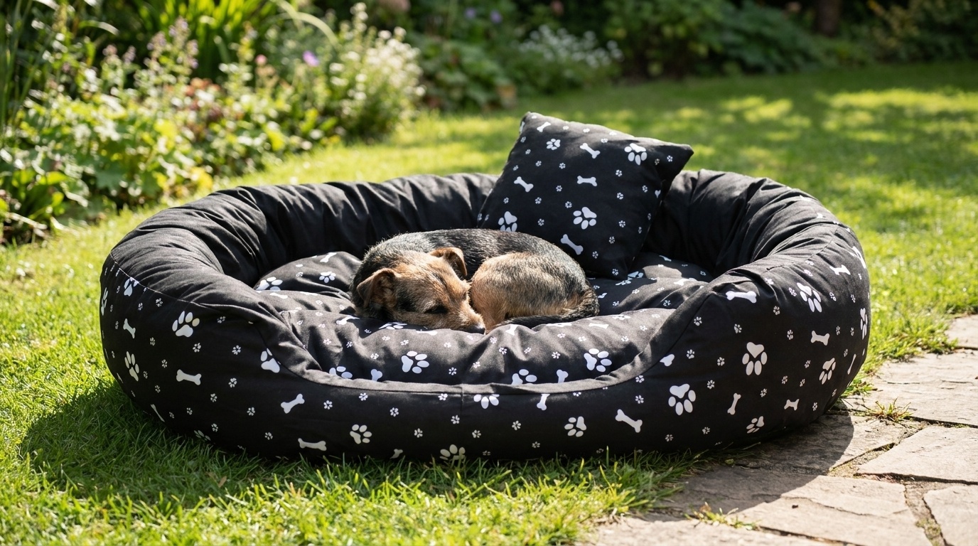 XXL Hondenbed van kunstleer - hondenkussen hondensofa kattenbed hondenkorf - waterdicht 110 X 80 cm