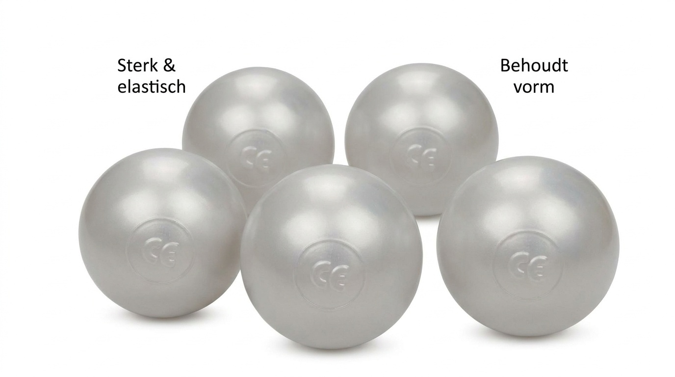 Ballenbak ballen parelmoer (70mm) 1000 stuks