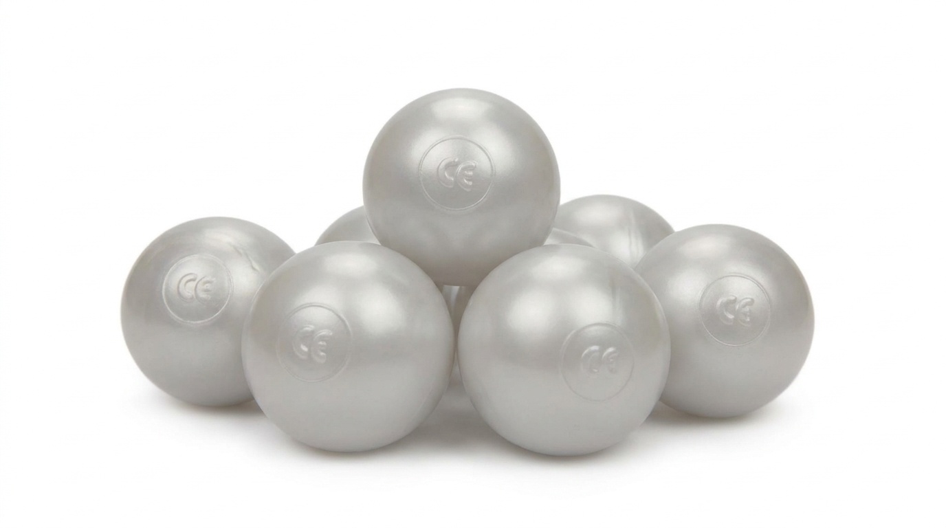 Ballenbak ballen parelmoer (70mm) 1000 stuks