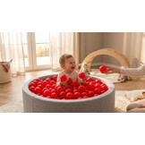 Ballenbak ballen rood (70mm) 1000 stuks