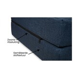 Logeermatras opvouwbaar Navy Blue | 195x65x10cm Foam