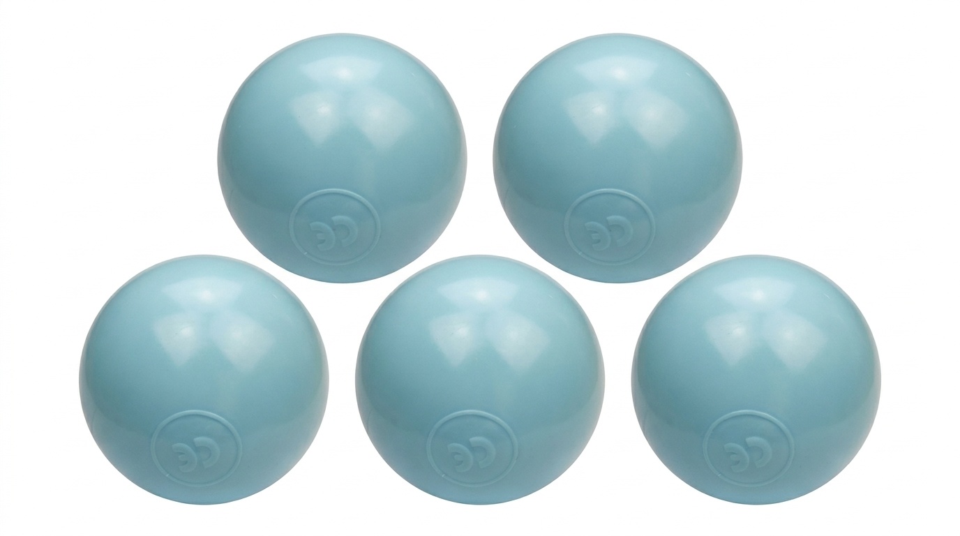 Ballenbak ballen licht blauw (70mm) 300 stuks