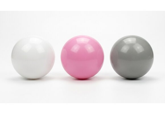 Ballenbak ballen 300 stuks 7cm, wit, roze, grijs
