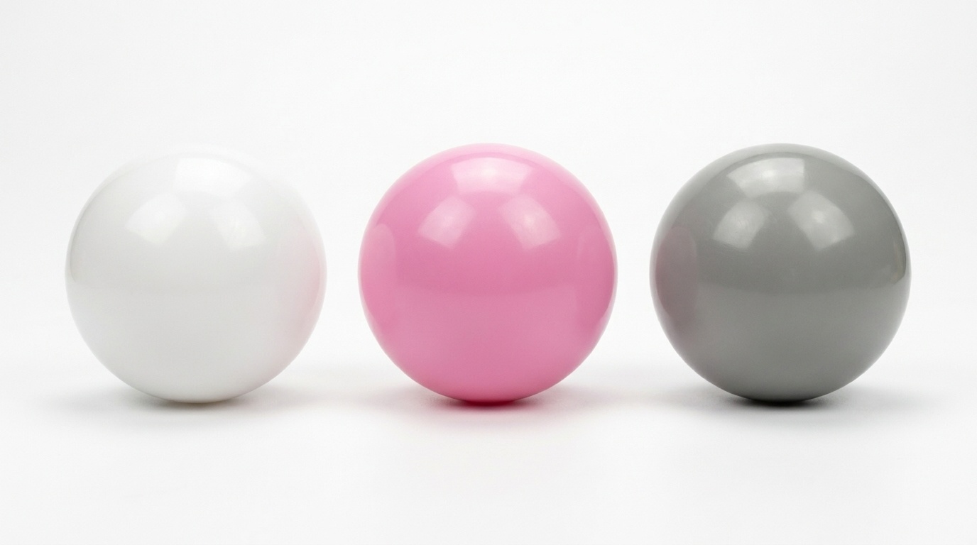 Ballenbak ballen 300 stuks 7cm, wit, roze, grijs