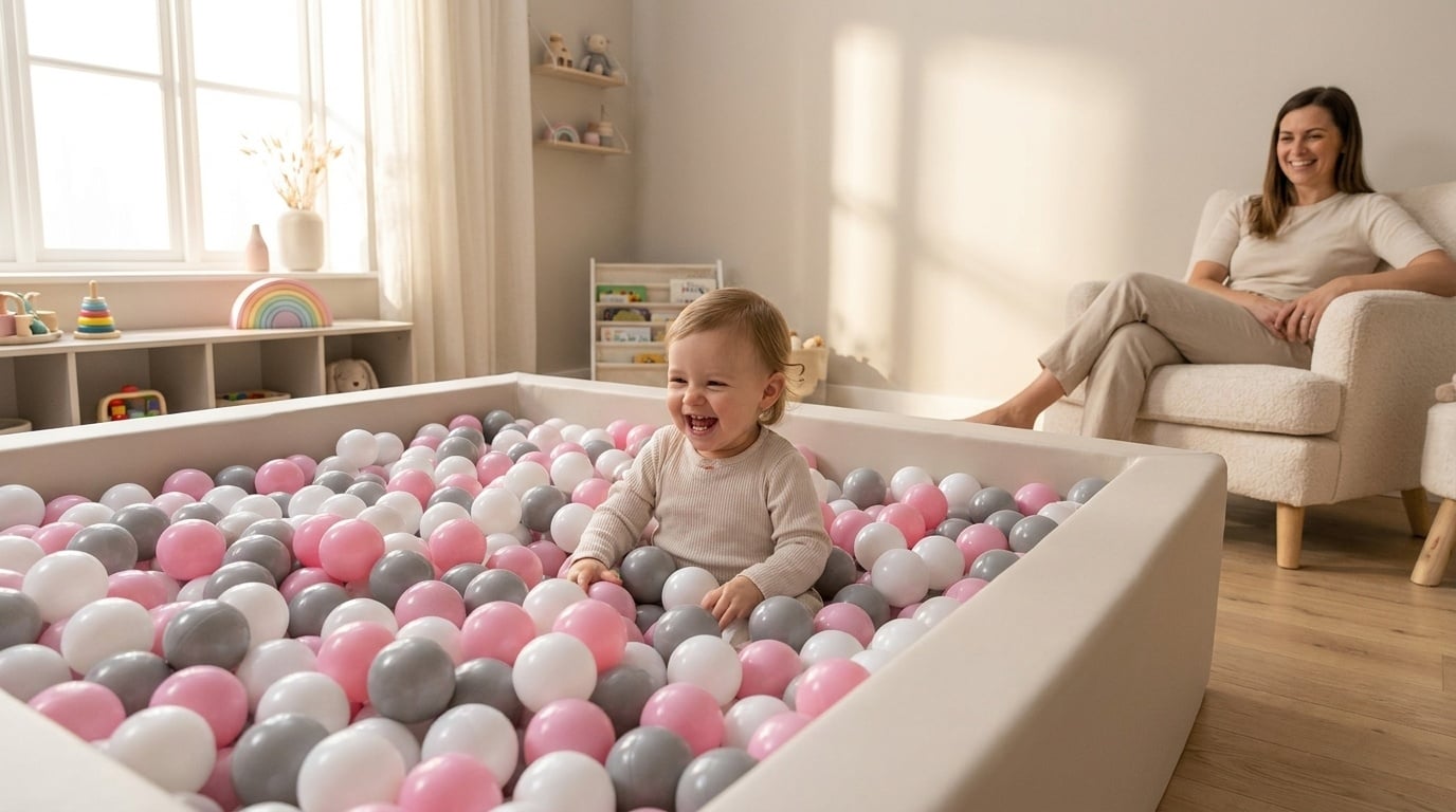 Ballenbak ballen 300 stuks 7cm, wit, roze, grijs