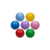 Ballenbak ballen 300 stuks 7cm, rood, groen, paars, roze, geel, blauw