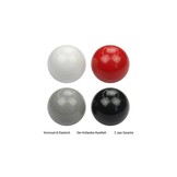 Ballenbak ballen 300 stuks 7cm, wit, rood, grijs, zwart
