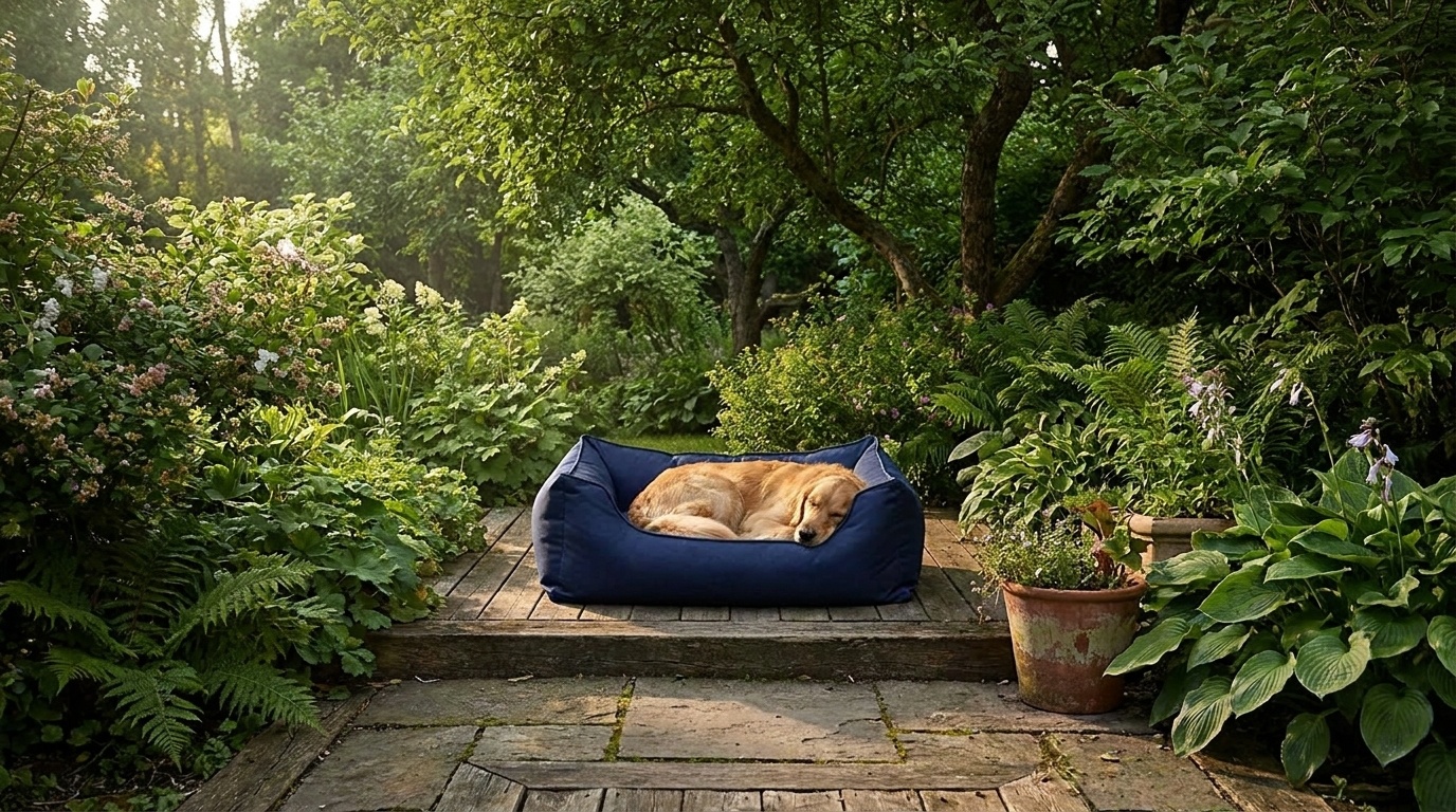 Hondenmand - hondenbed - 60x70cm - donkerpaars